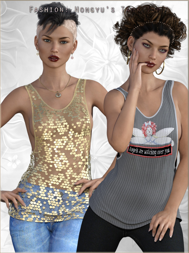 Fashion: Hongyu's Tank Top Iray by N/A