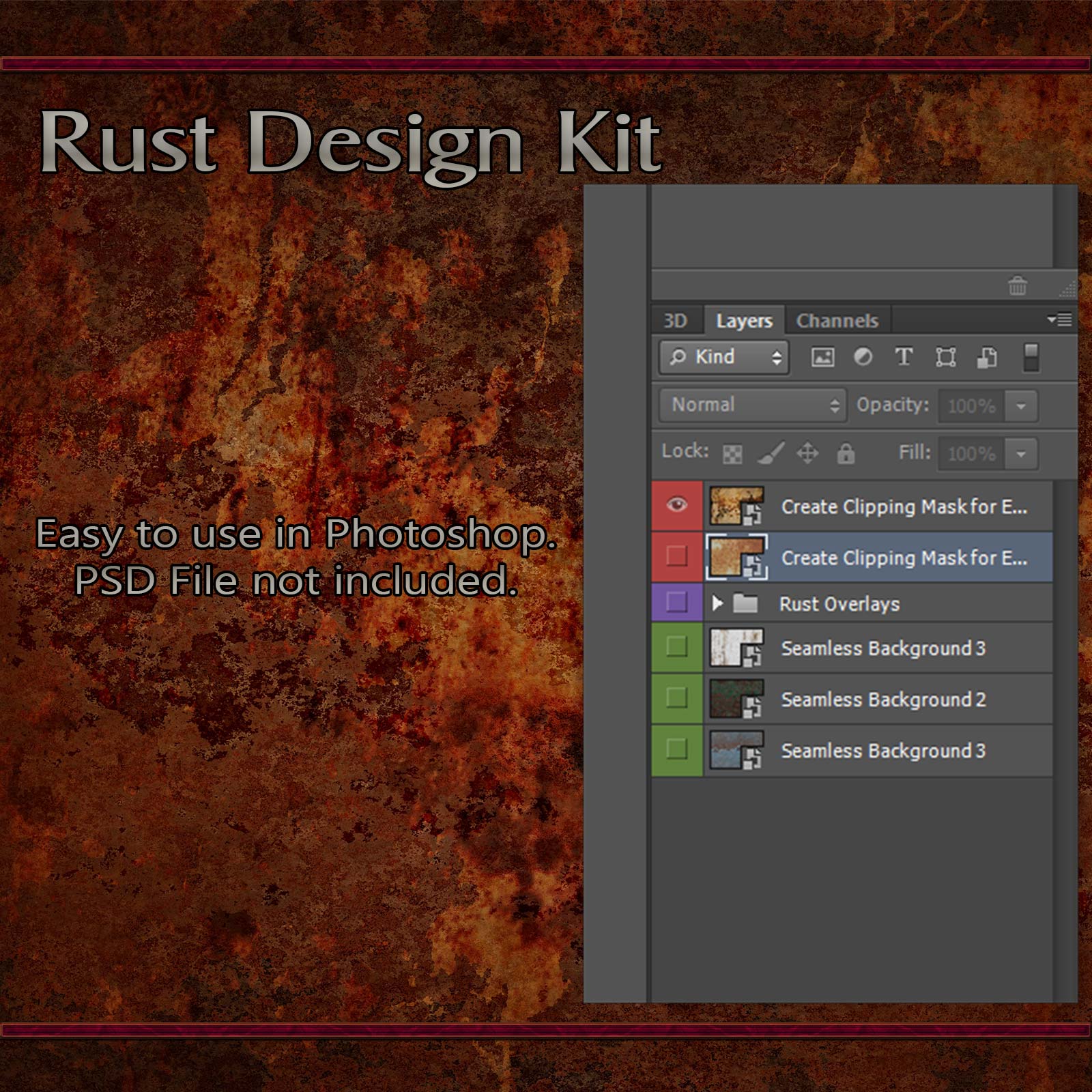 Merchant Resource: Rust Design Kit by N/A