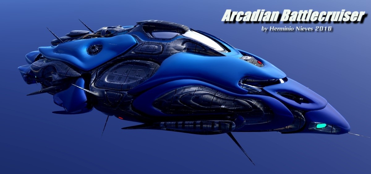 Arcadian Battlecruiser by N/A