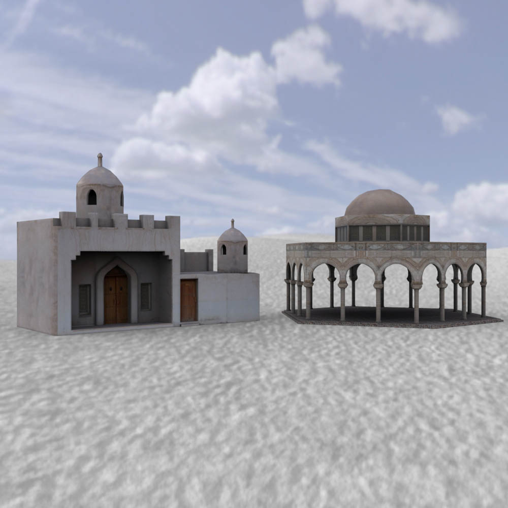Middle East Buildings 1 (for Poser) by N/A