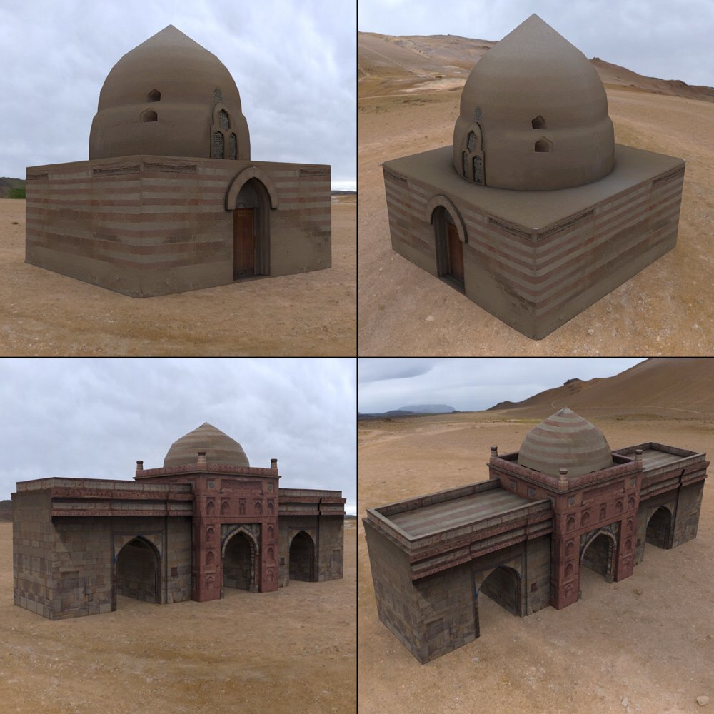 Middle East Buildings 1 (for Poser) by N/A