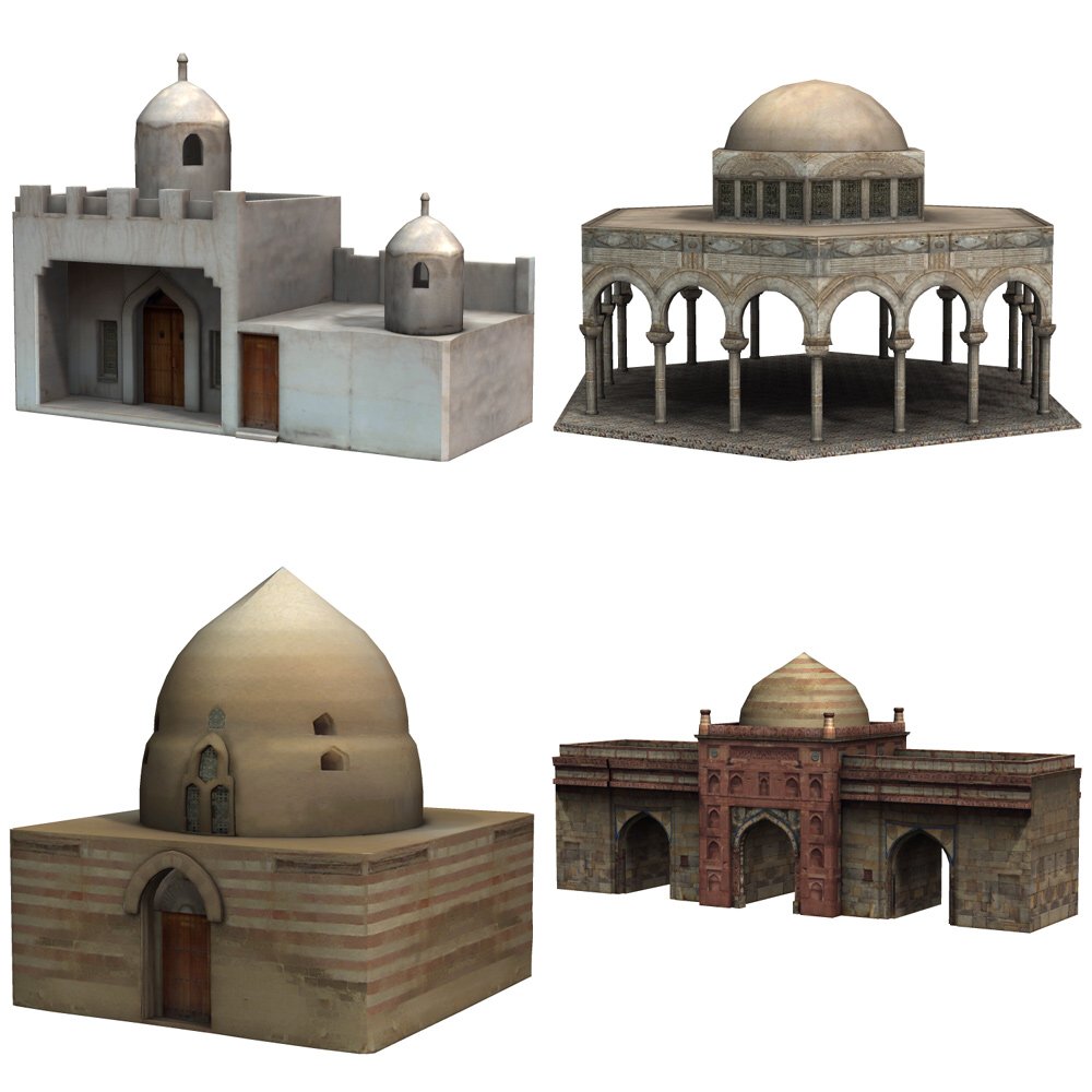 Middle East Buildings 1 (for Poser) by N/A