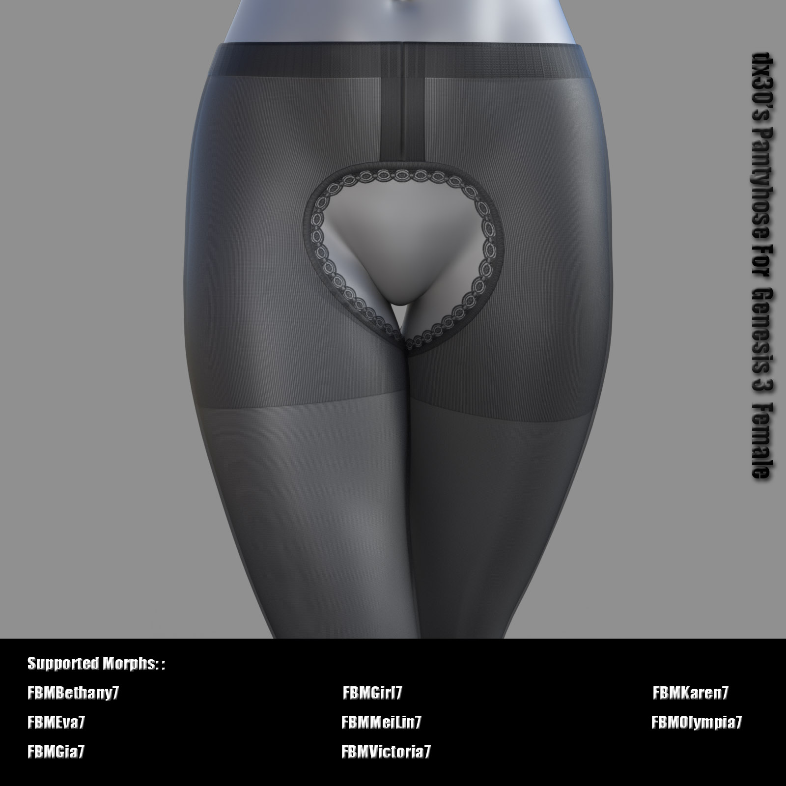 dx30's Pantyhose For Genesis 3 Females by N/A