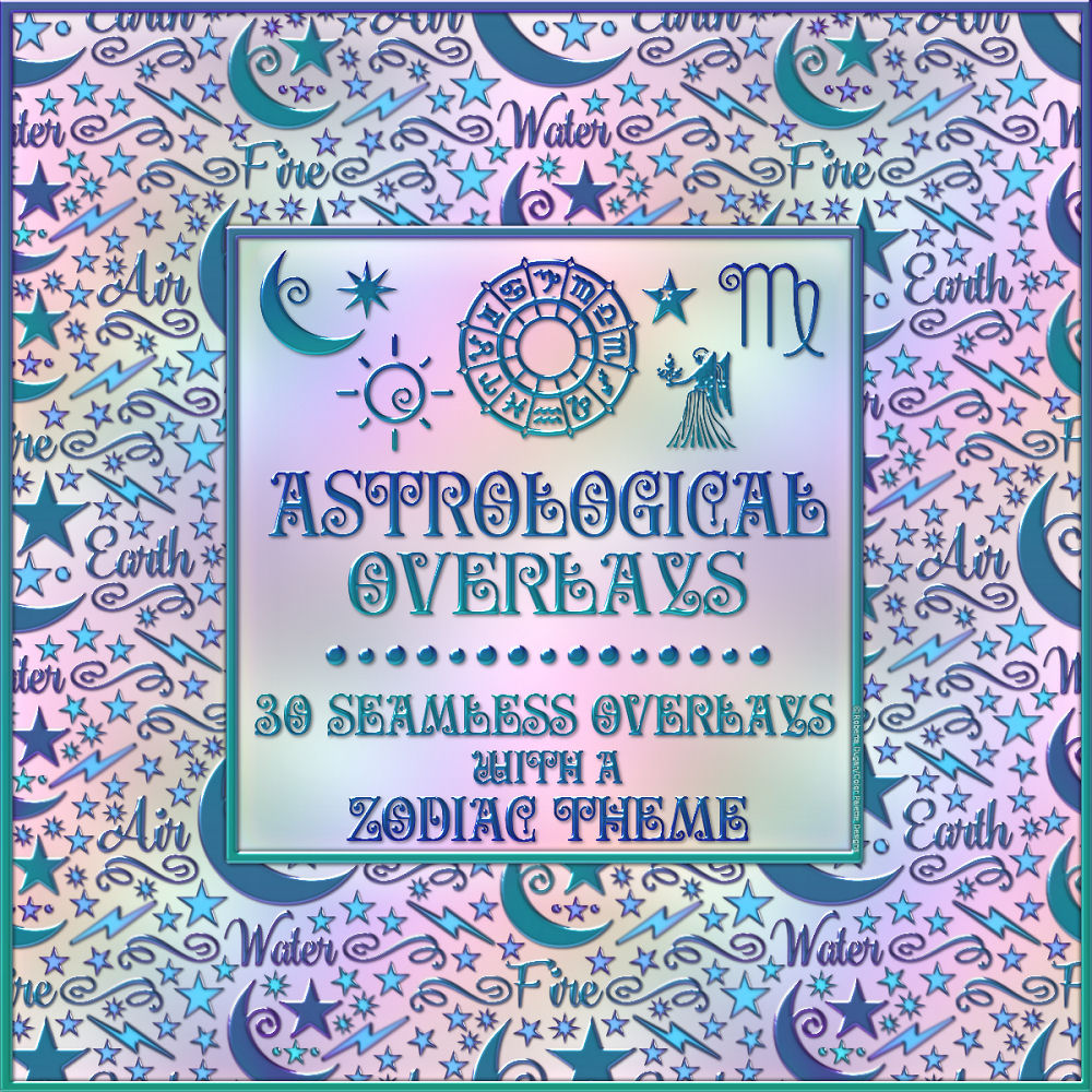 Design Resource: Astrological Seamless Overlays by N/A