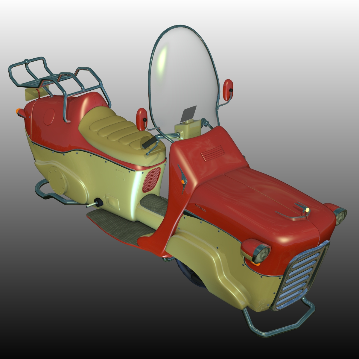 N7 SCOOTER   Poser, .OBJ, can be imported in DAZ by N/A