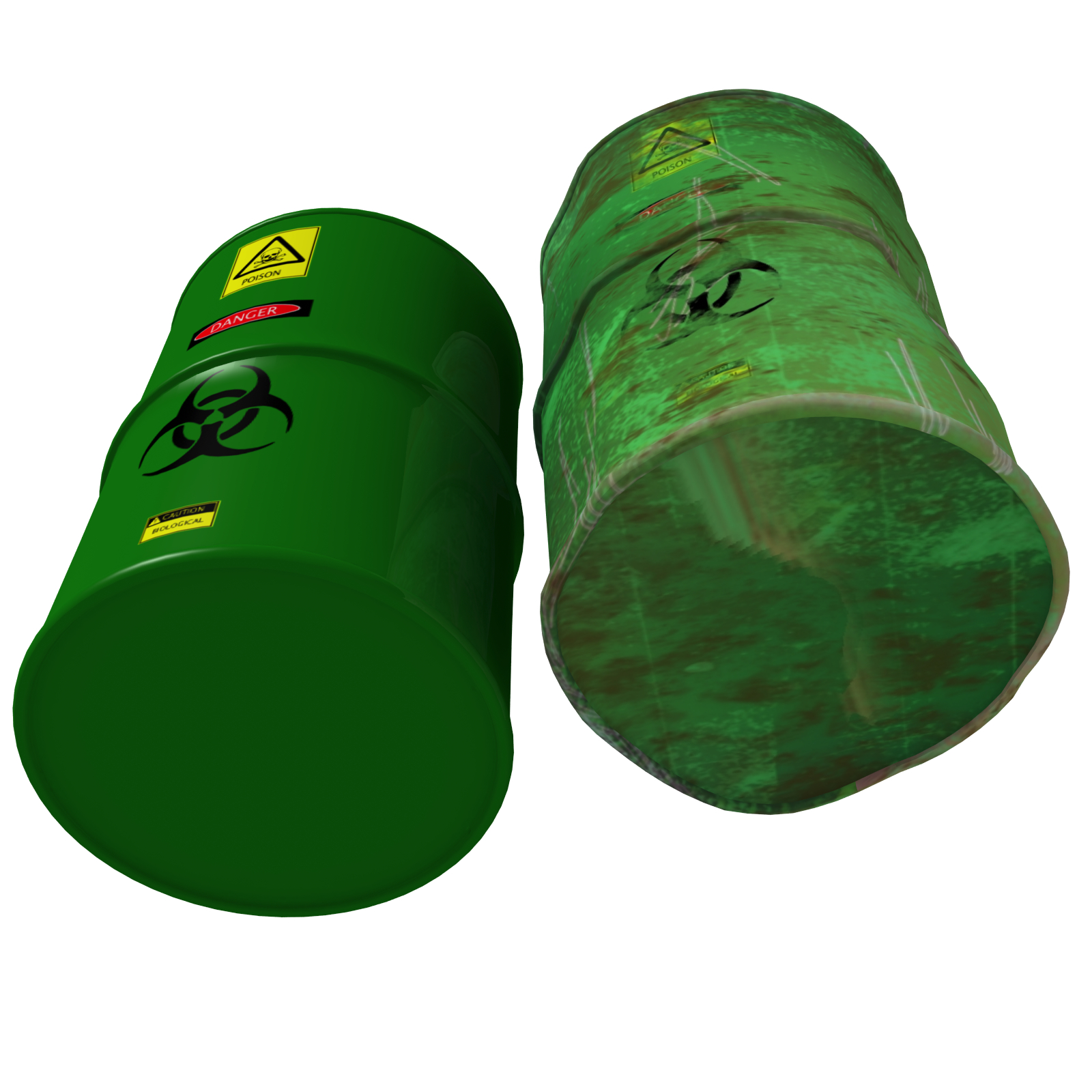 Industrial Barrels FBX and OBJ by N/A