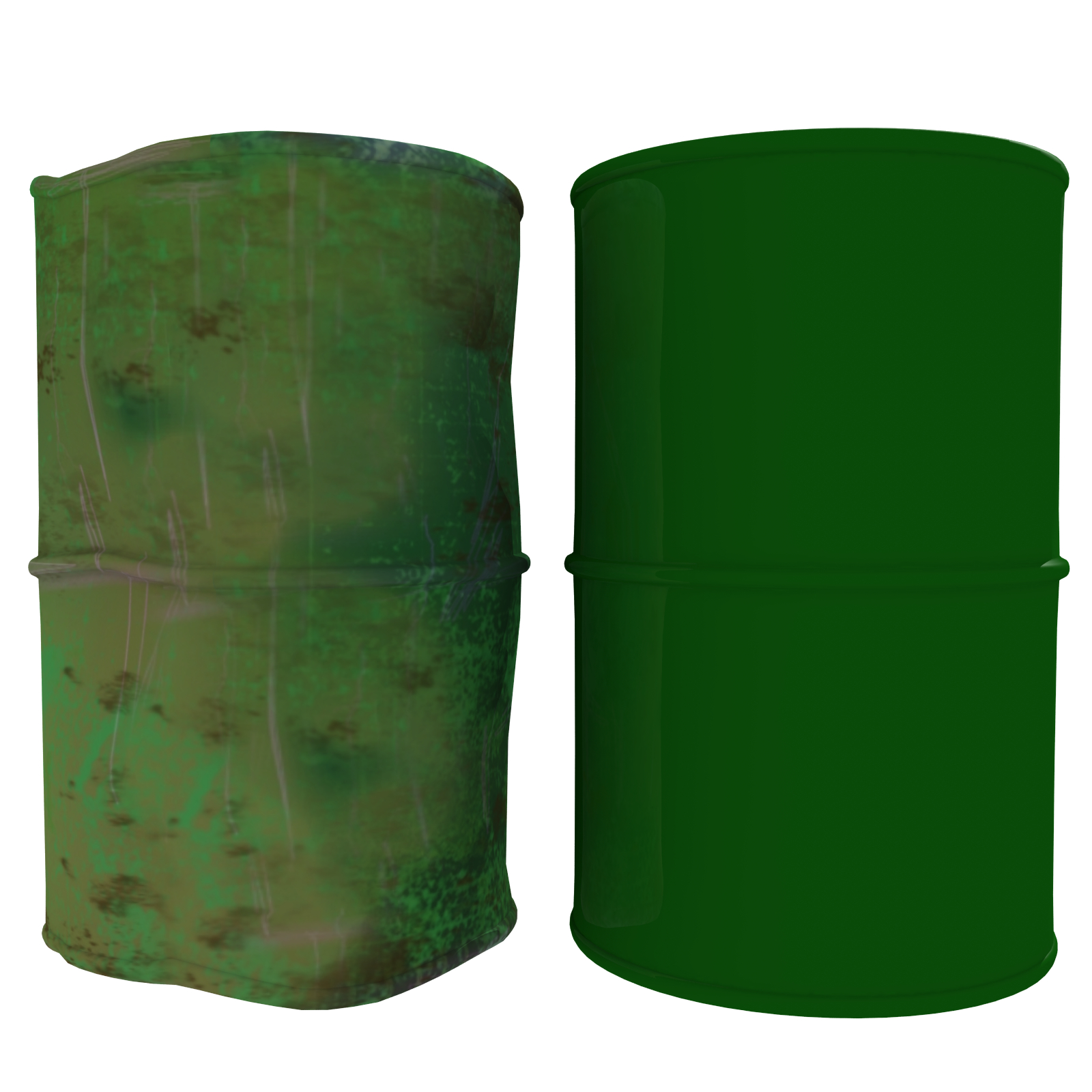 Industrial Barrels FBX and OBJ by N/A