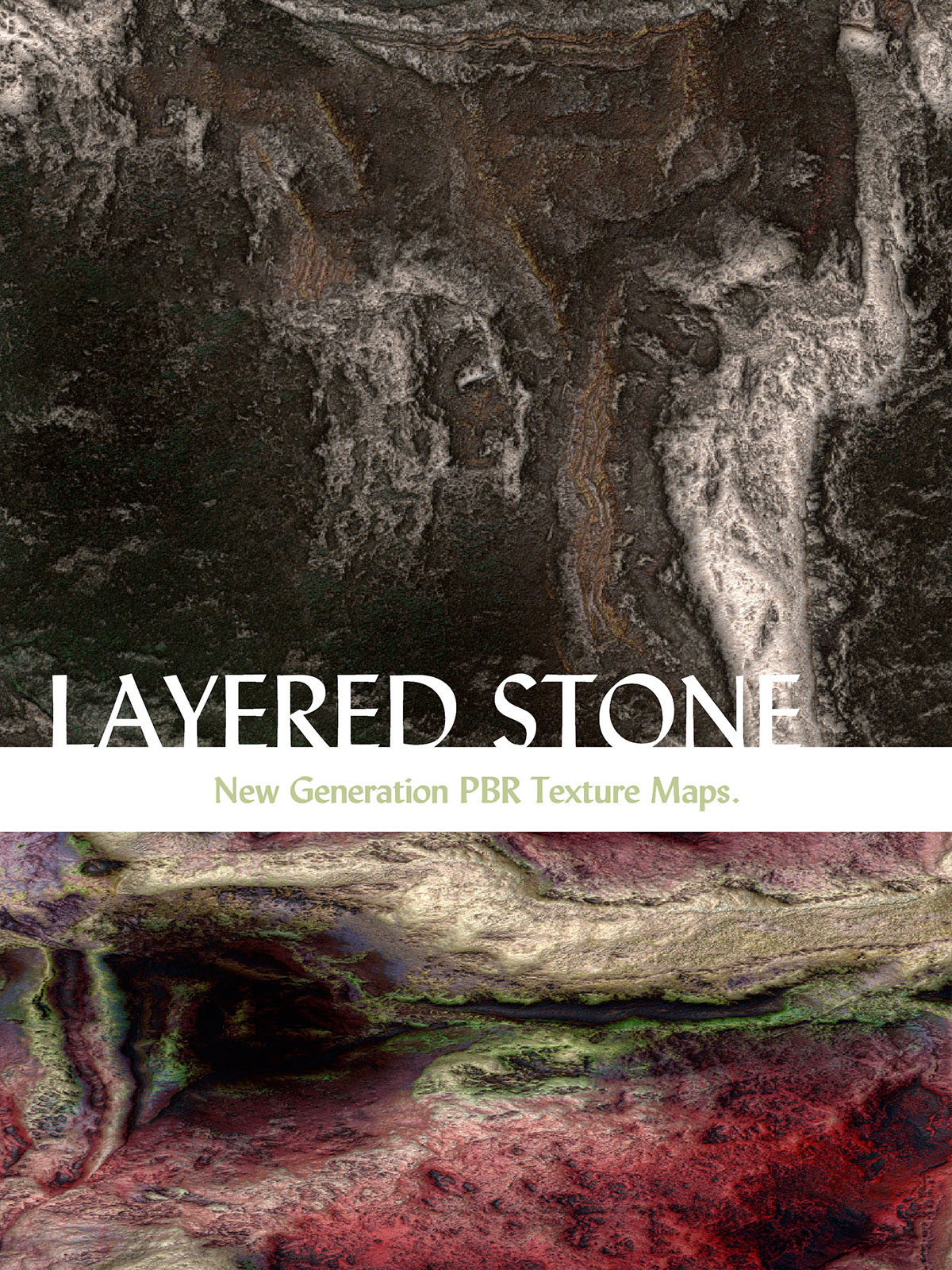 10 Seamless Layered Stone Texture with Maps by N/A