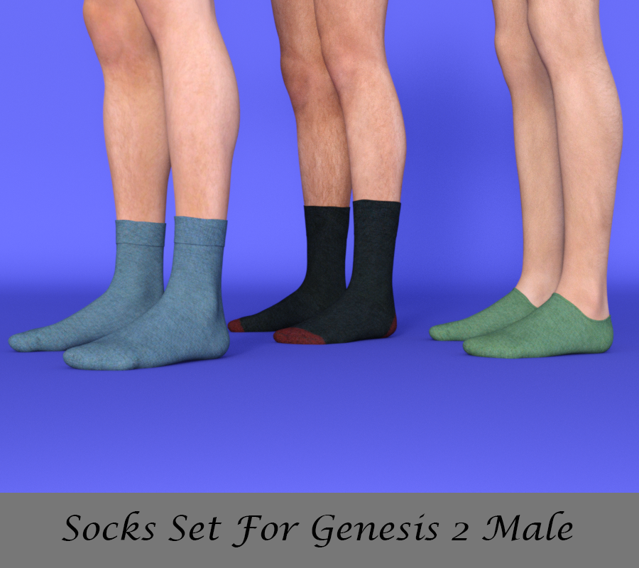 Socks Set For Genesis 2 Male by N/A