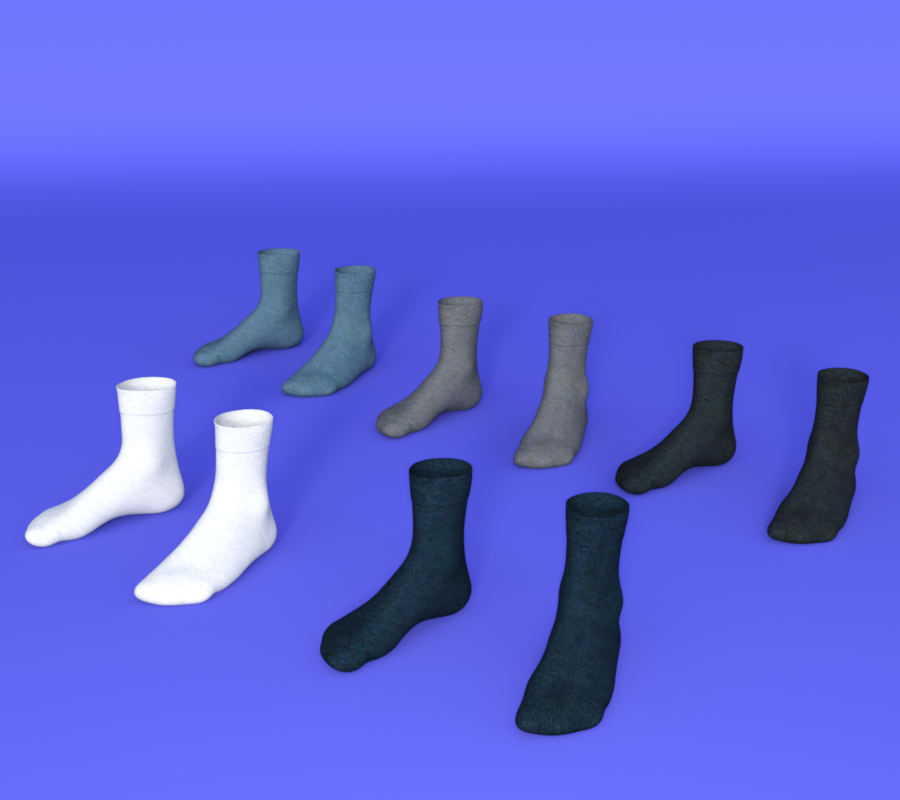 Socks Set For Genesis 2 Male by N/A