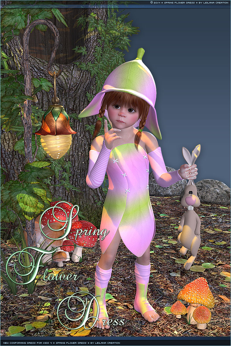 K4 Spring Flower Dress by N/A