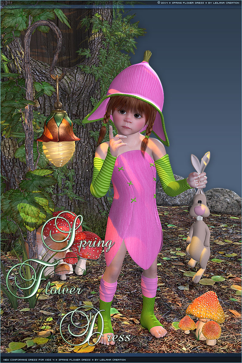K4 Spring Flower Dress by N/A