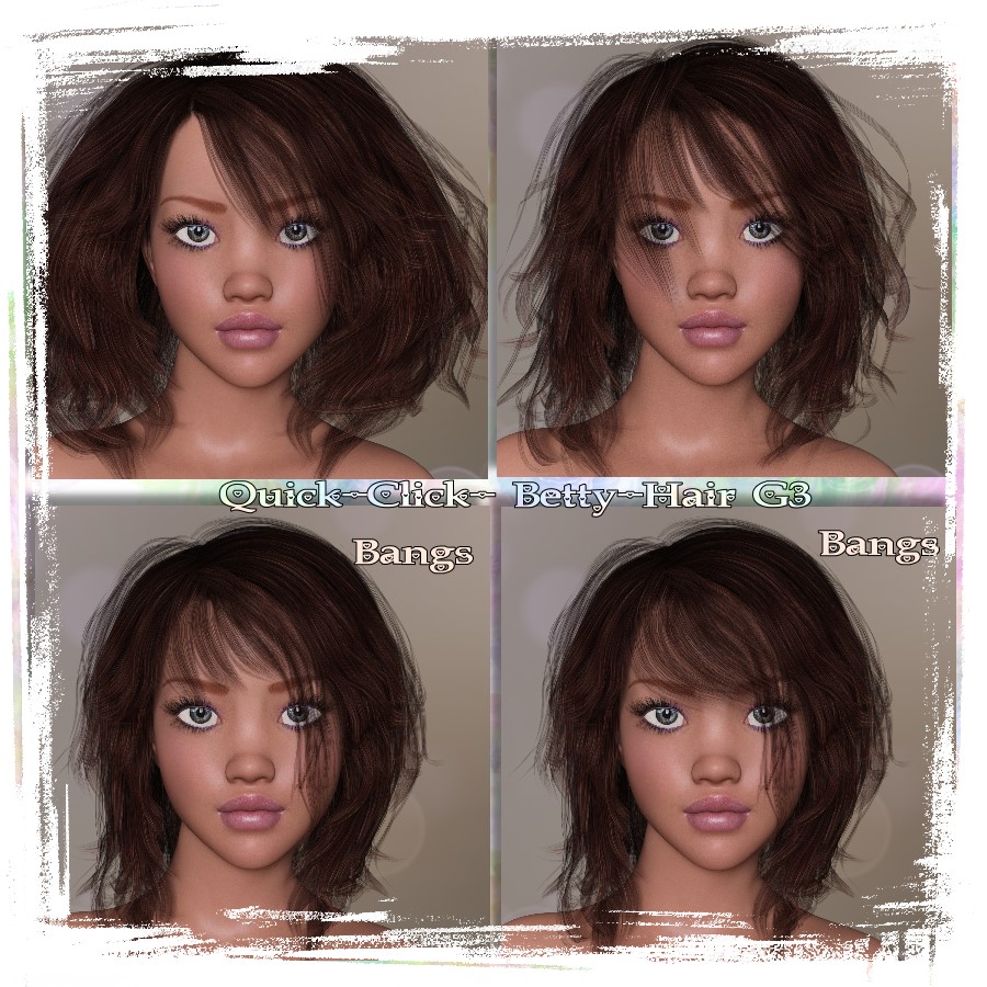 Quick-Click- Betty-Hair- G3 by N/A