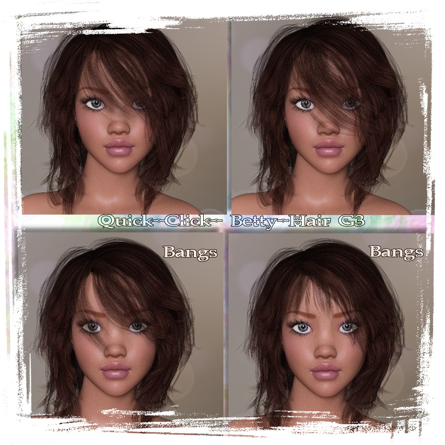 Quick-Click- Betty-Hair- G3 by N/A