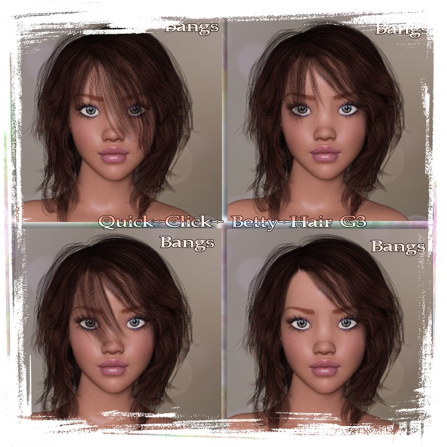 Quick-Click- Betty-Hair- G3 by N/A