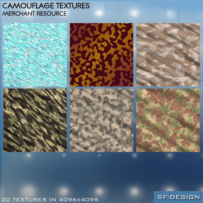 Camouflage Textures - Merchant Resource by N/A