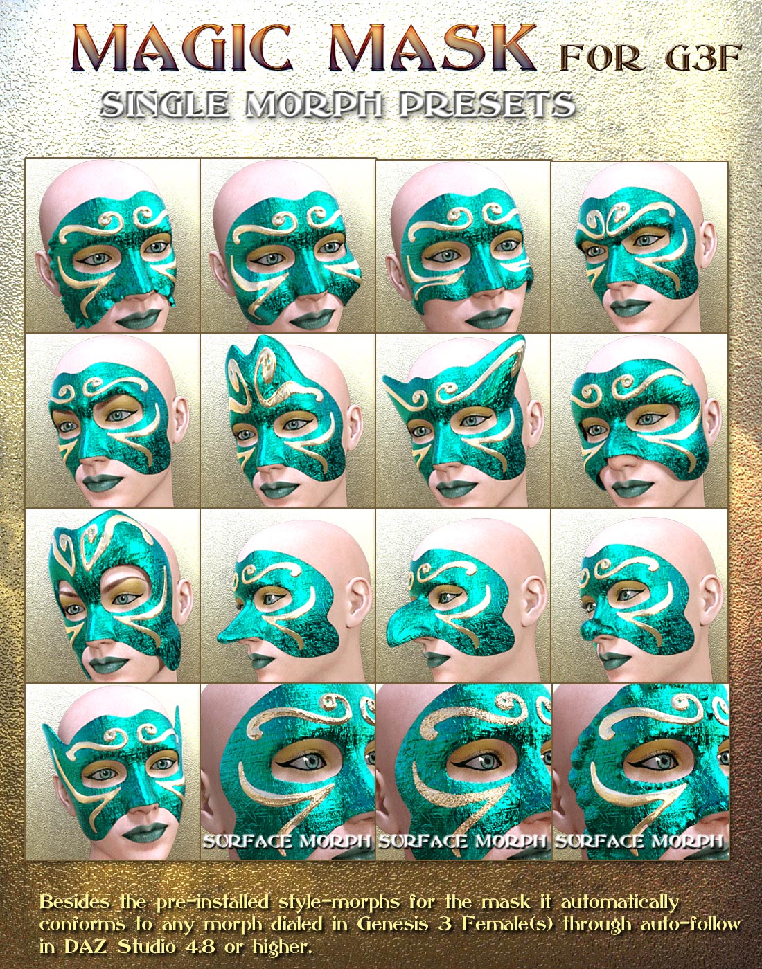 MAGIC MASK For Genesis 3 Female(s) by N/A