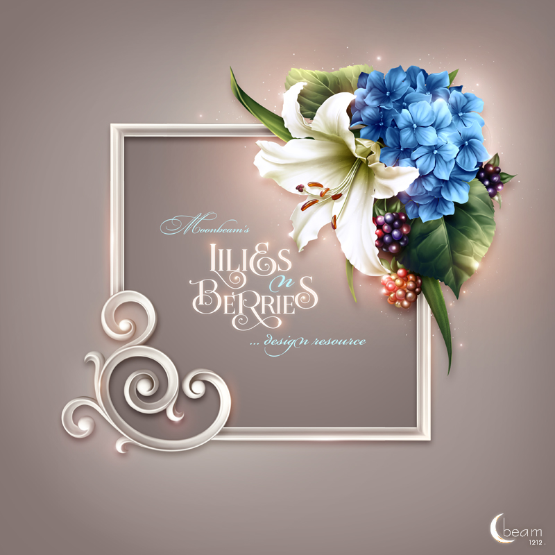 Moonbeam's Lilies n Berries by N/A