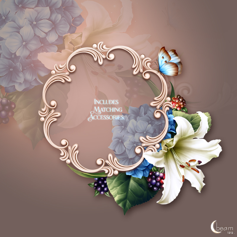 Moonbeam's Lilies n Berries by N/A