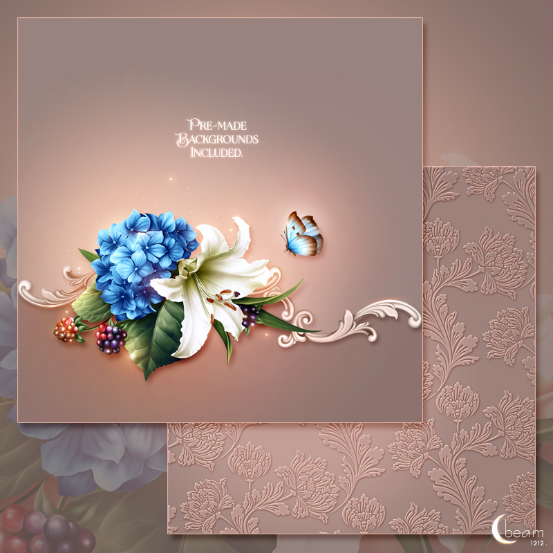 Moonbeam's Lilies n Berries by N/A
