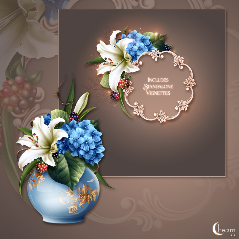 Moonbeam's Lilies n Berries by N/A