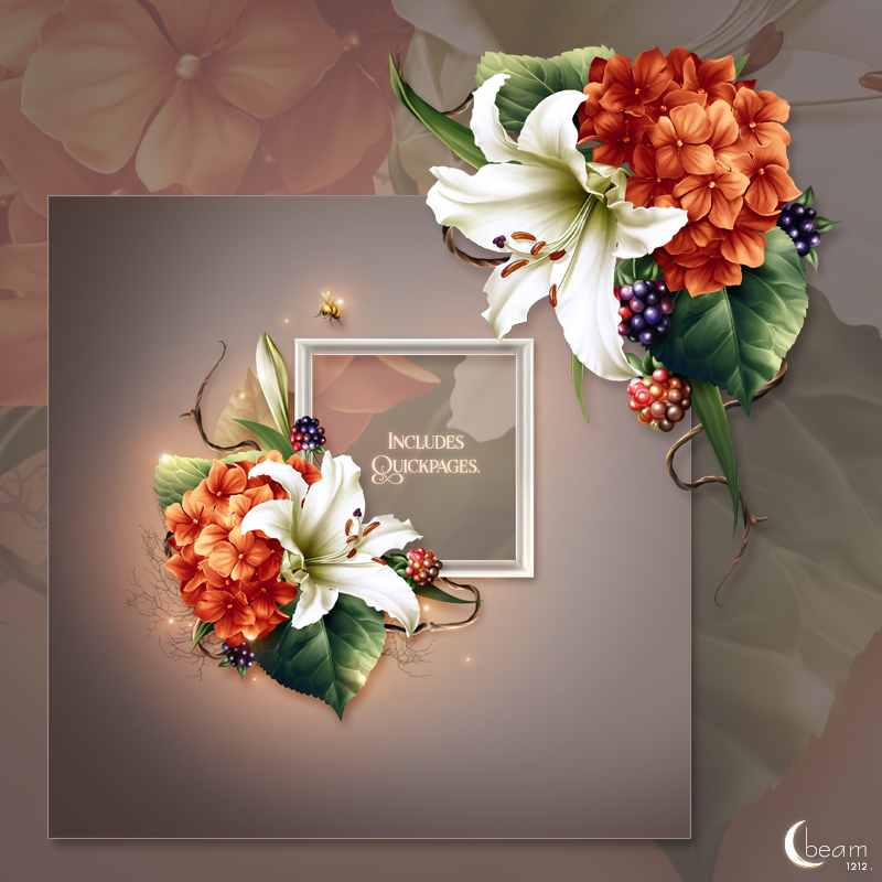 Moonbeam's Lilies n Berries by N/A