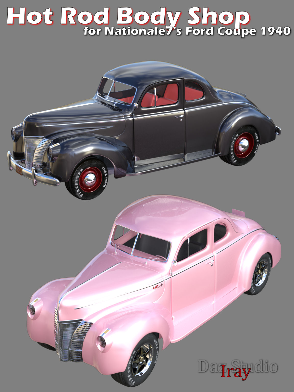 Hot Rod Body Shop Series 1 for Nationale7 Ford Coupe 1940 by N/A