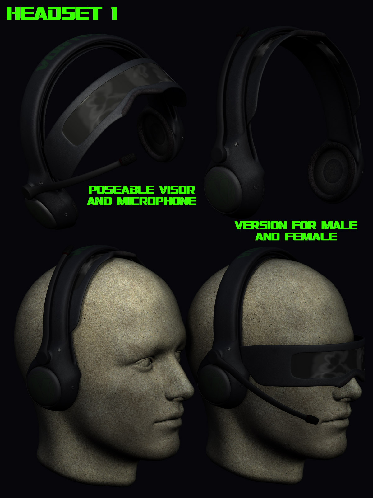 Cyber Headsets by N/A