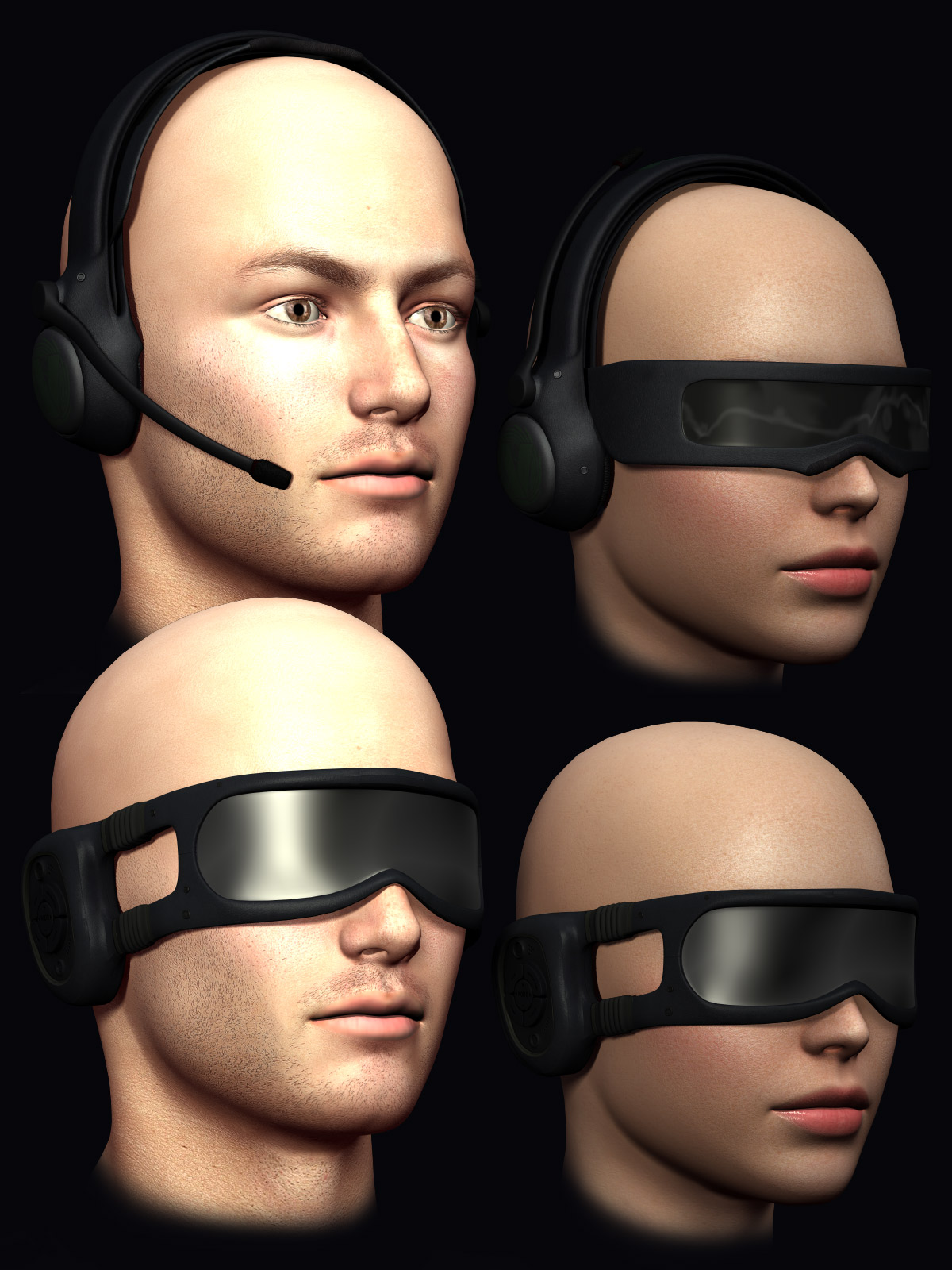 Cyber Headsets by N/A