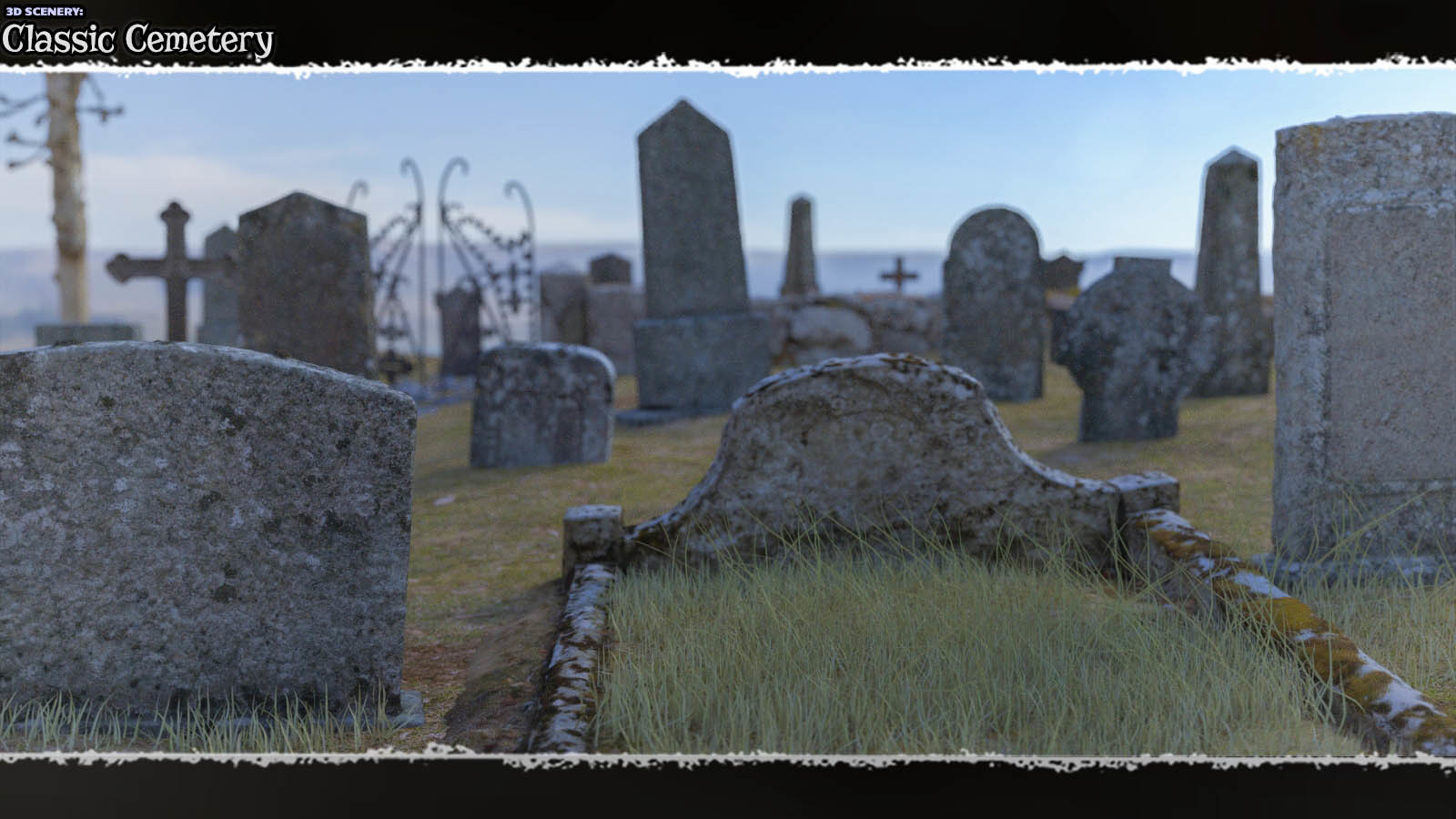 3D Scenery: Classic Cemetery by N/A
