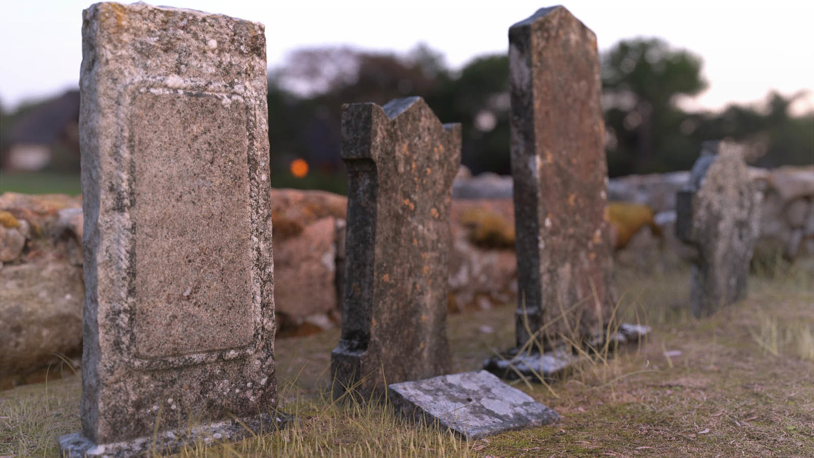 3D Scenery: Classic Cemetery by N/A