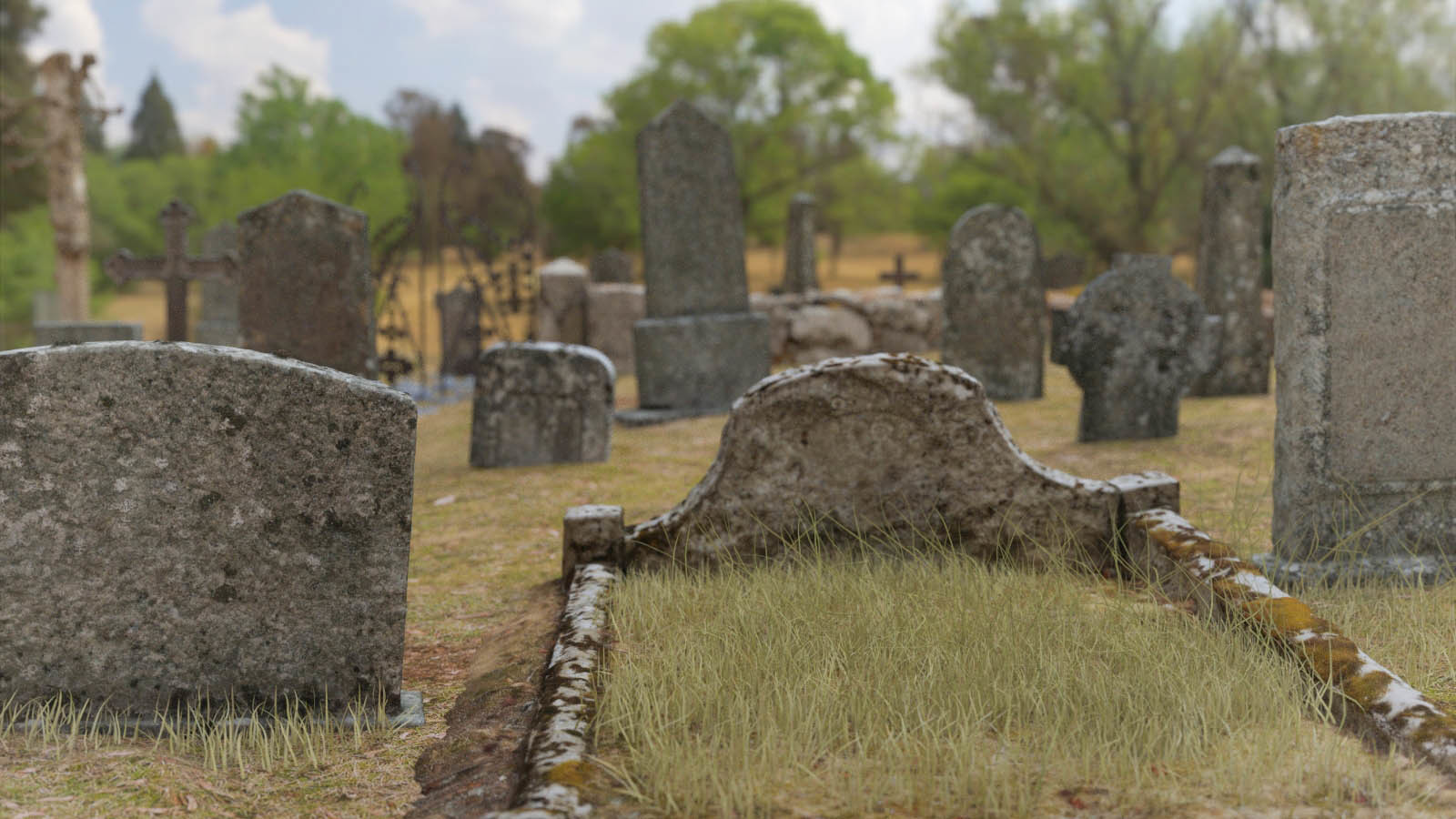 3D Scenery: Classic Cemetery by N/A
