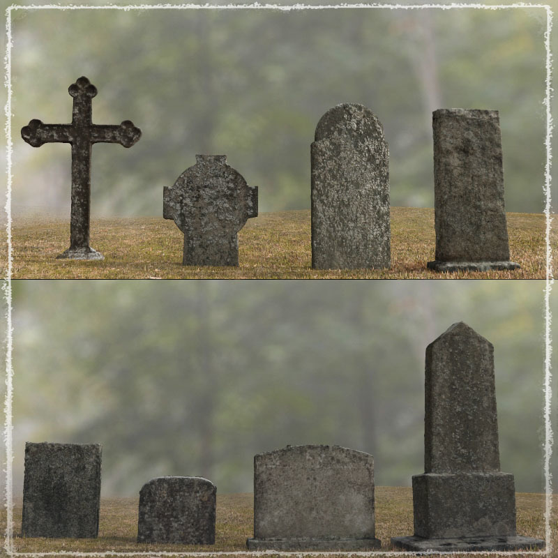 3D Scenery: Classic Cemetery by N/A