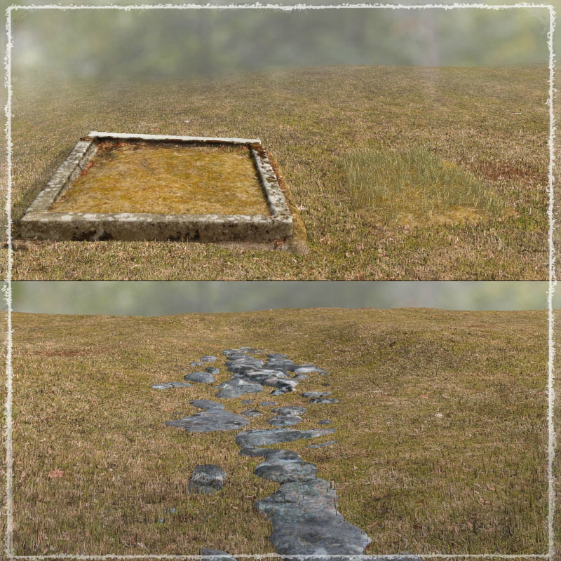 3D Scenery: Classic Cemetery by N/A