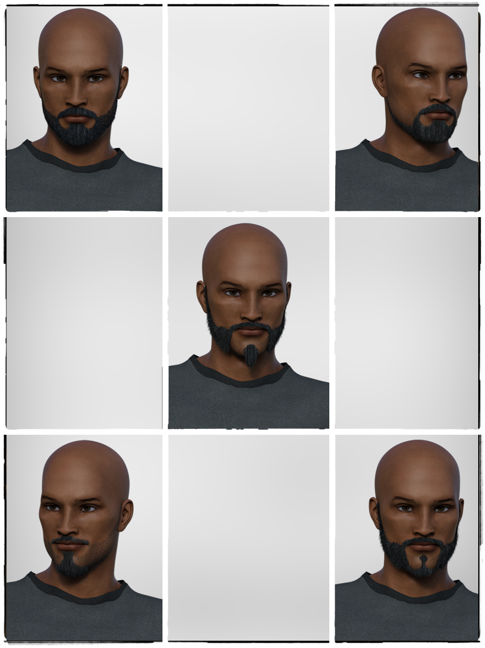 STZ Beards for G3 Male by N/A