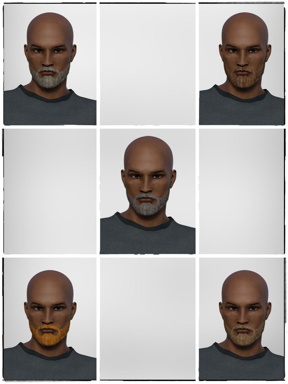 STZ Beards for G3 Male by N/A