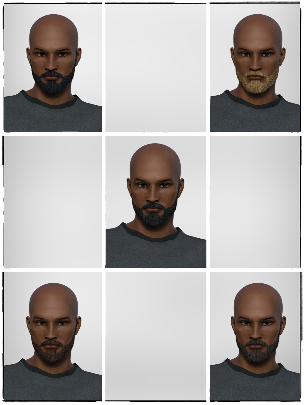 STZ Beards for G3 Male by N/A