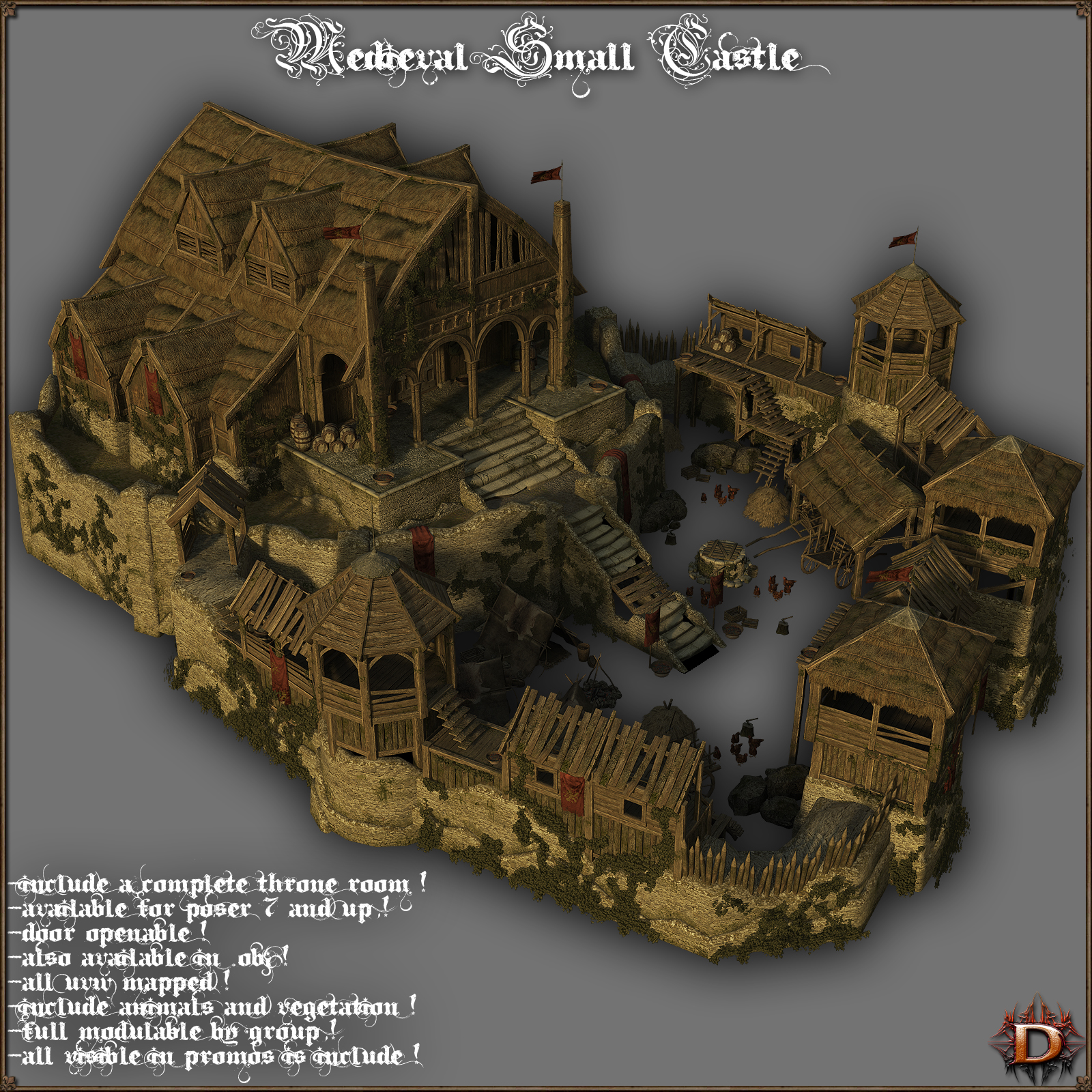 Medieval Small Castle by N/A