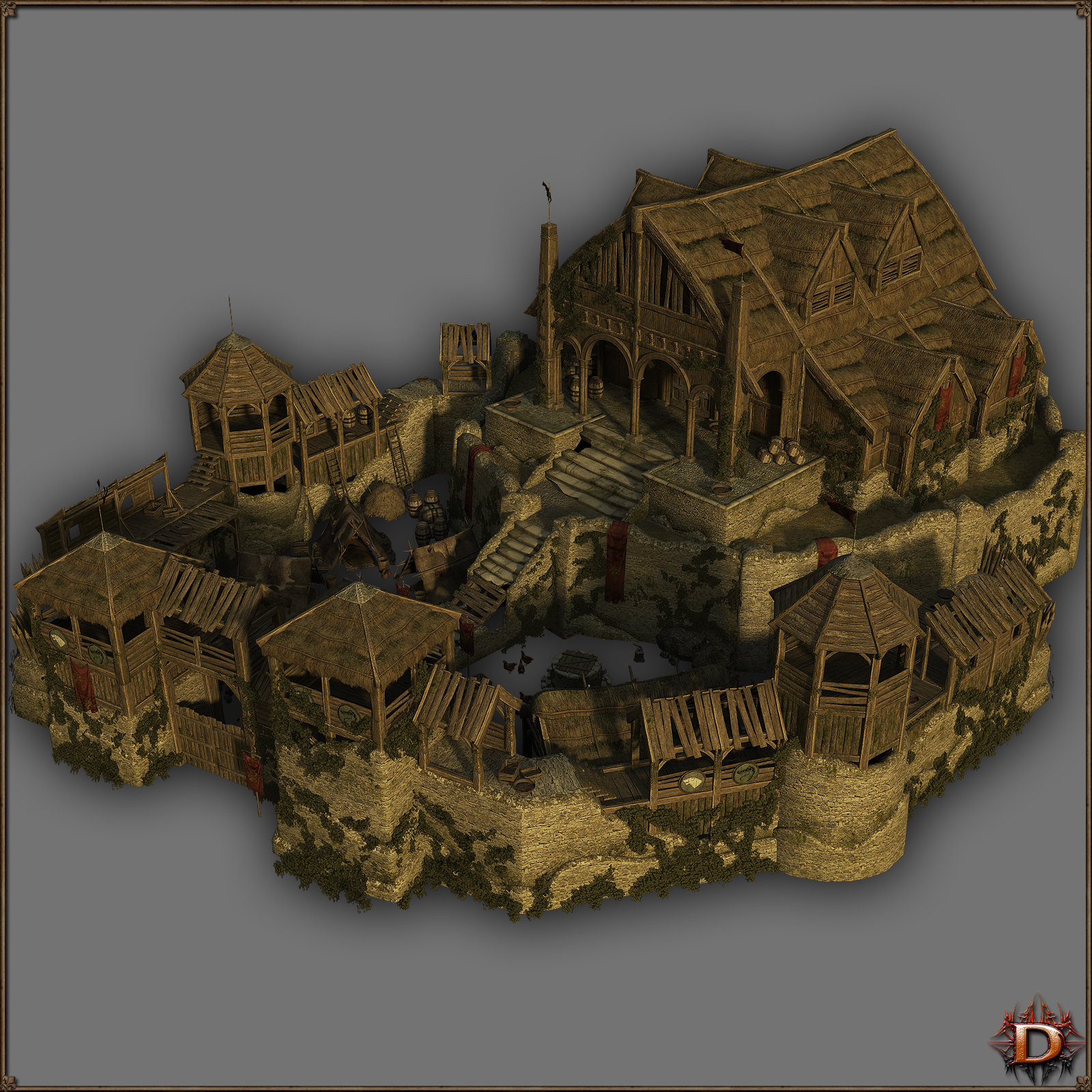 Medieval Small Castle by N/A