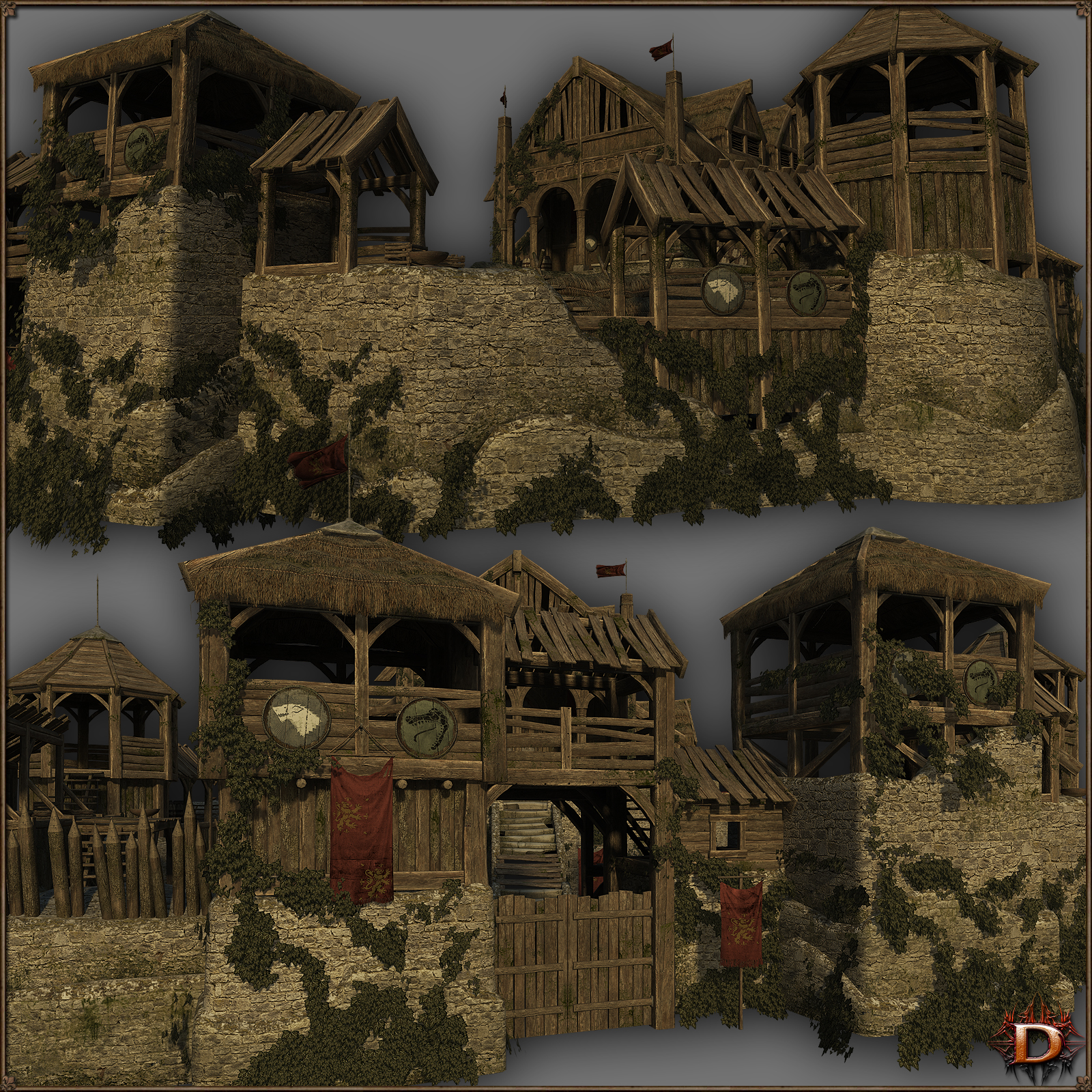 Medieval Small Castle by N/A