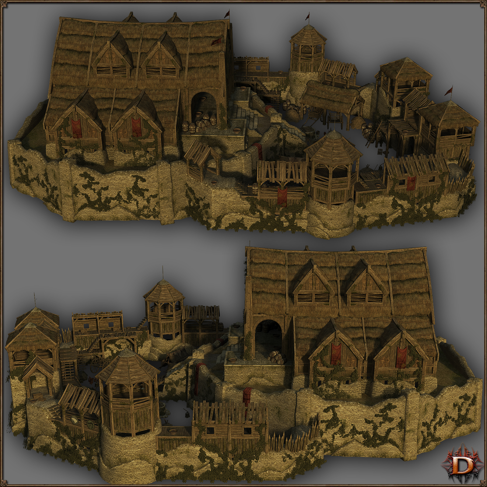 Medieval Small Castle by N/A