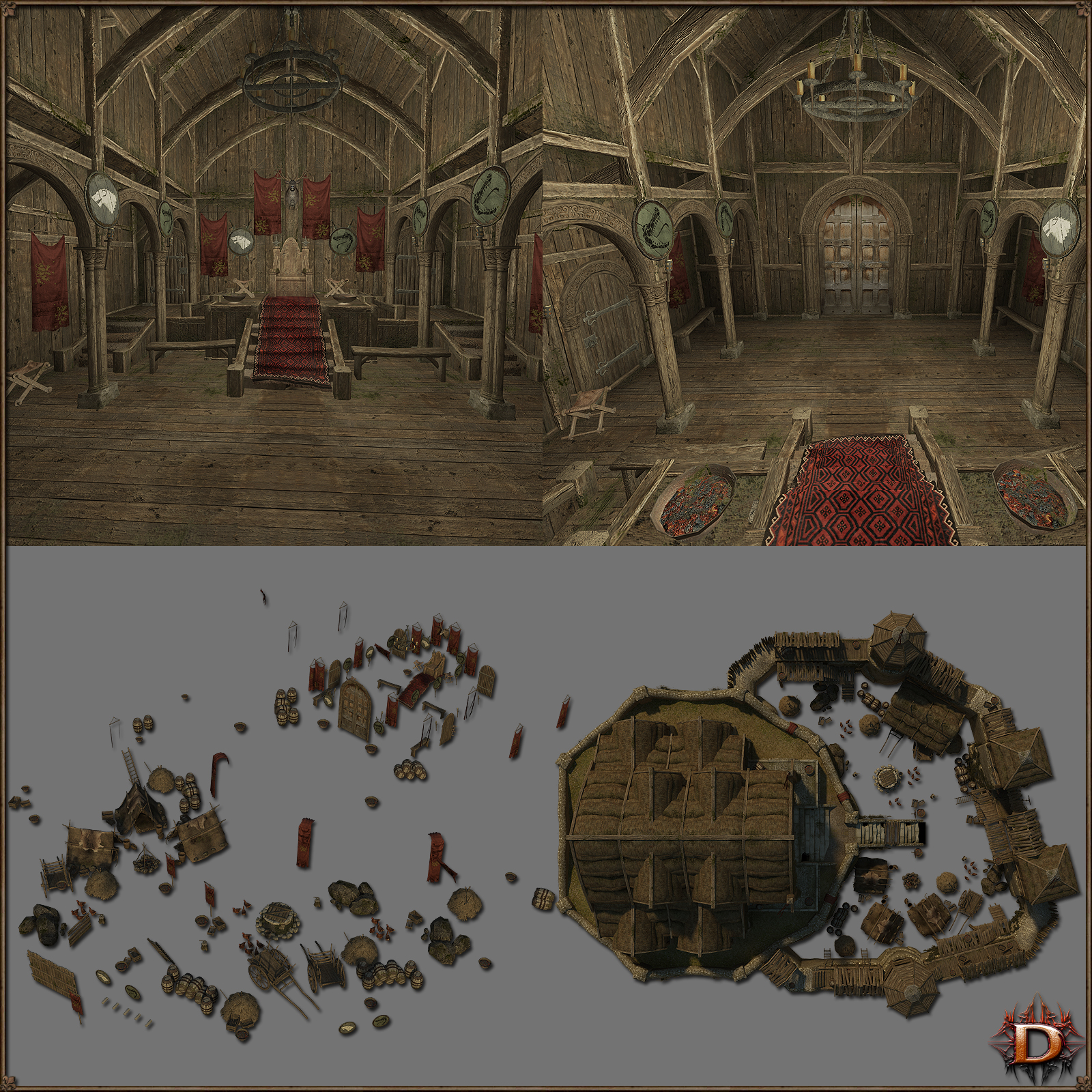 Medieval Small Castle by N/A