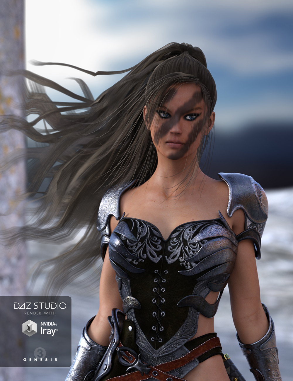 Liz the Warrior for Genesis 3 Female by N/A