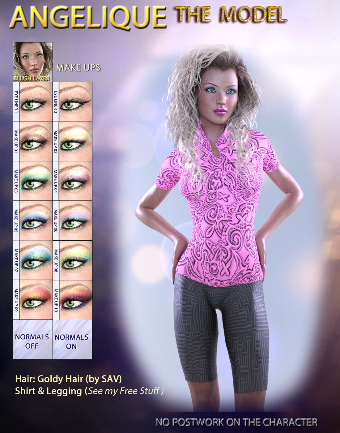 ANGELIQUE THE MODEL for G3F by N/A