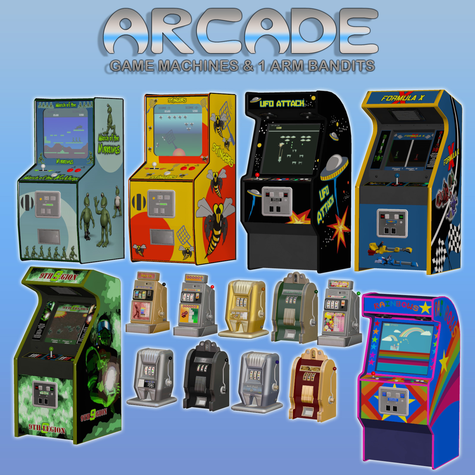 Arcade Game Machines by N/A