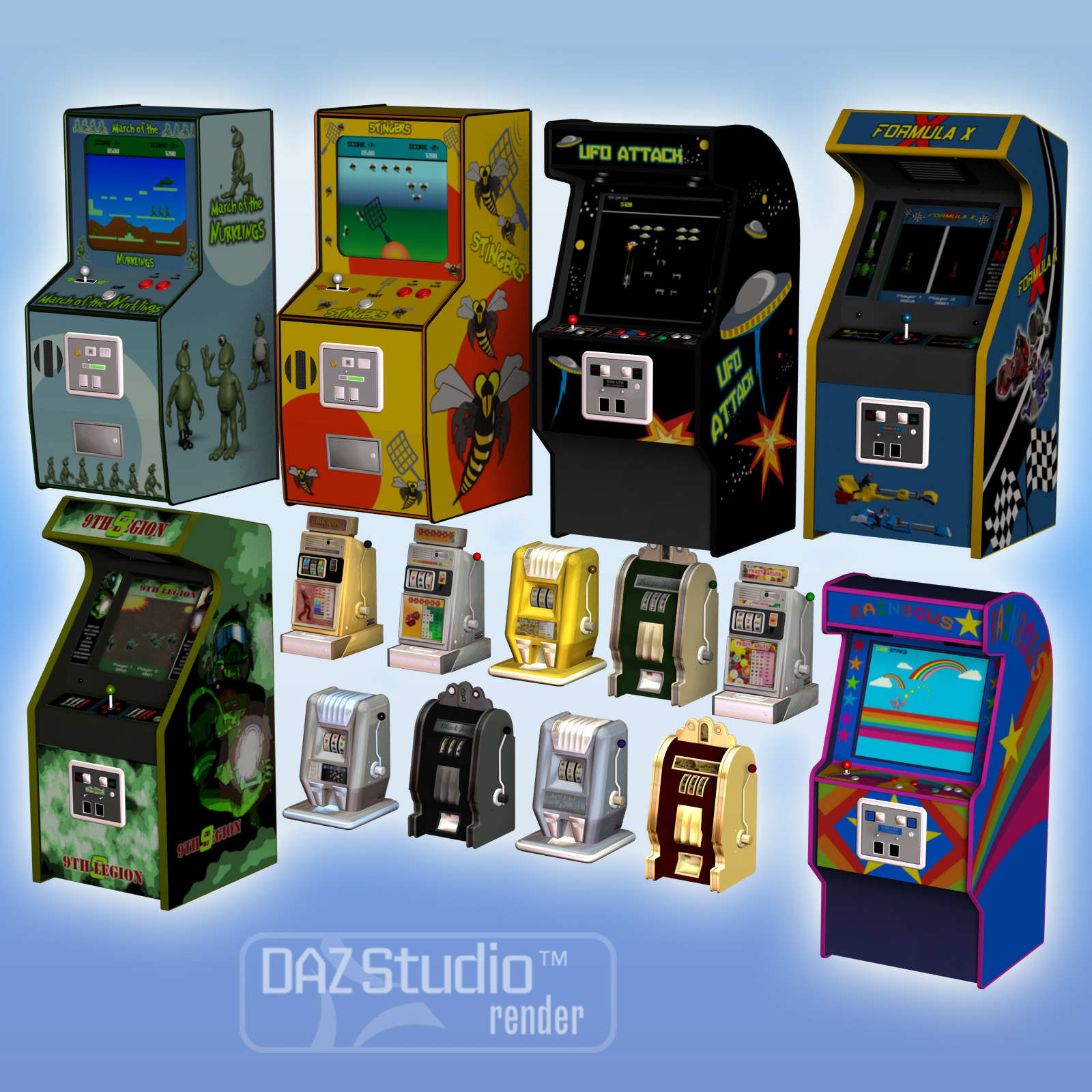 Arcade Game Machines by N/A