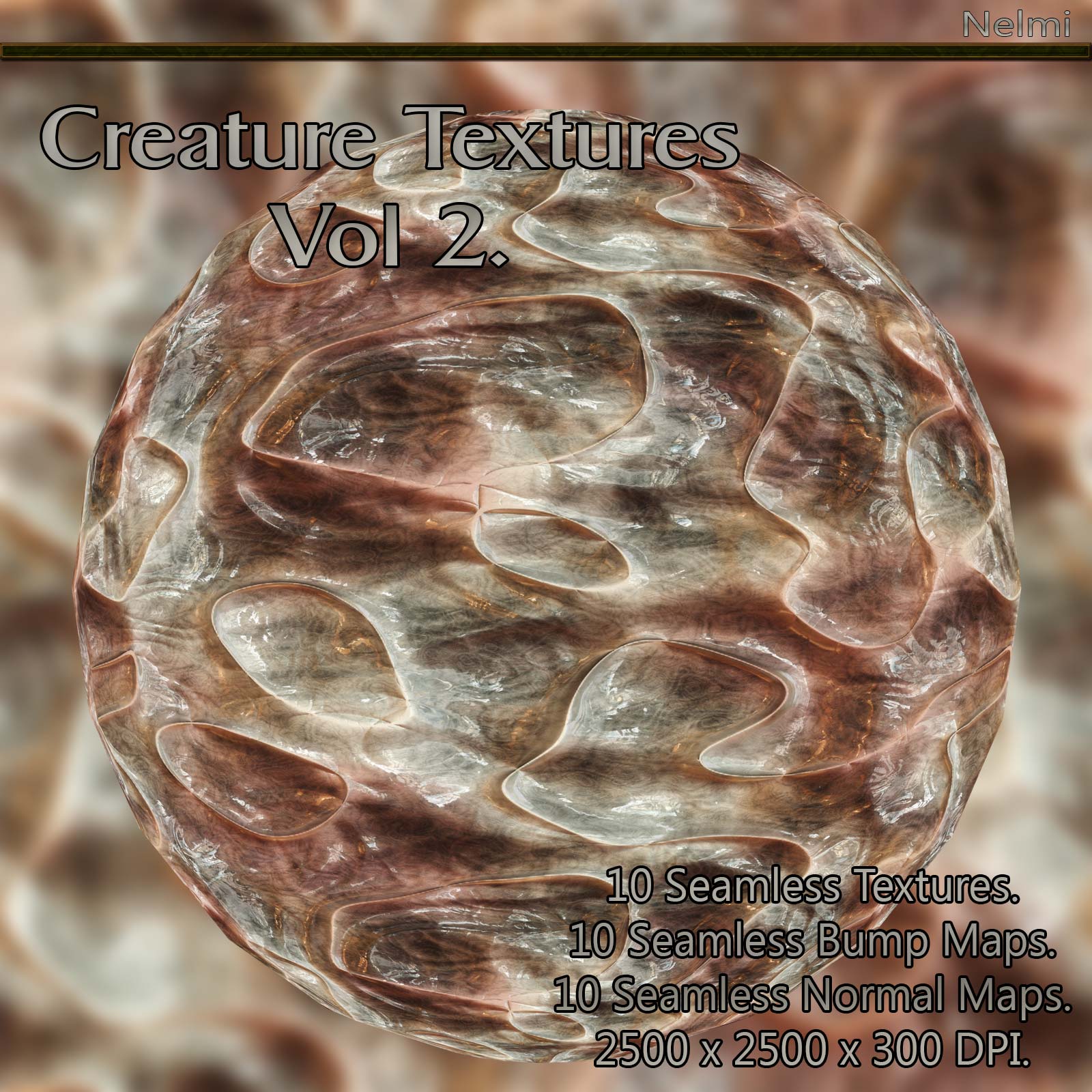10 Seamless Creature Textures Vol. 2 by N/A