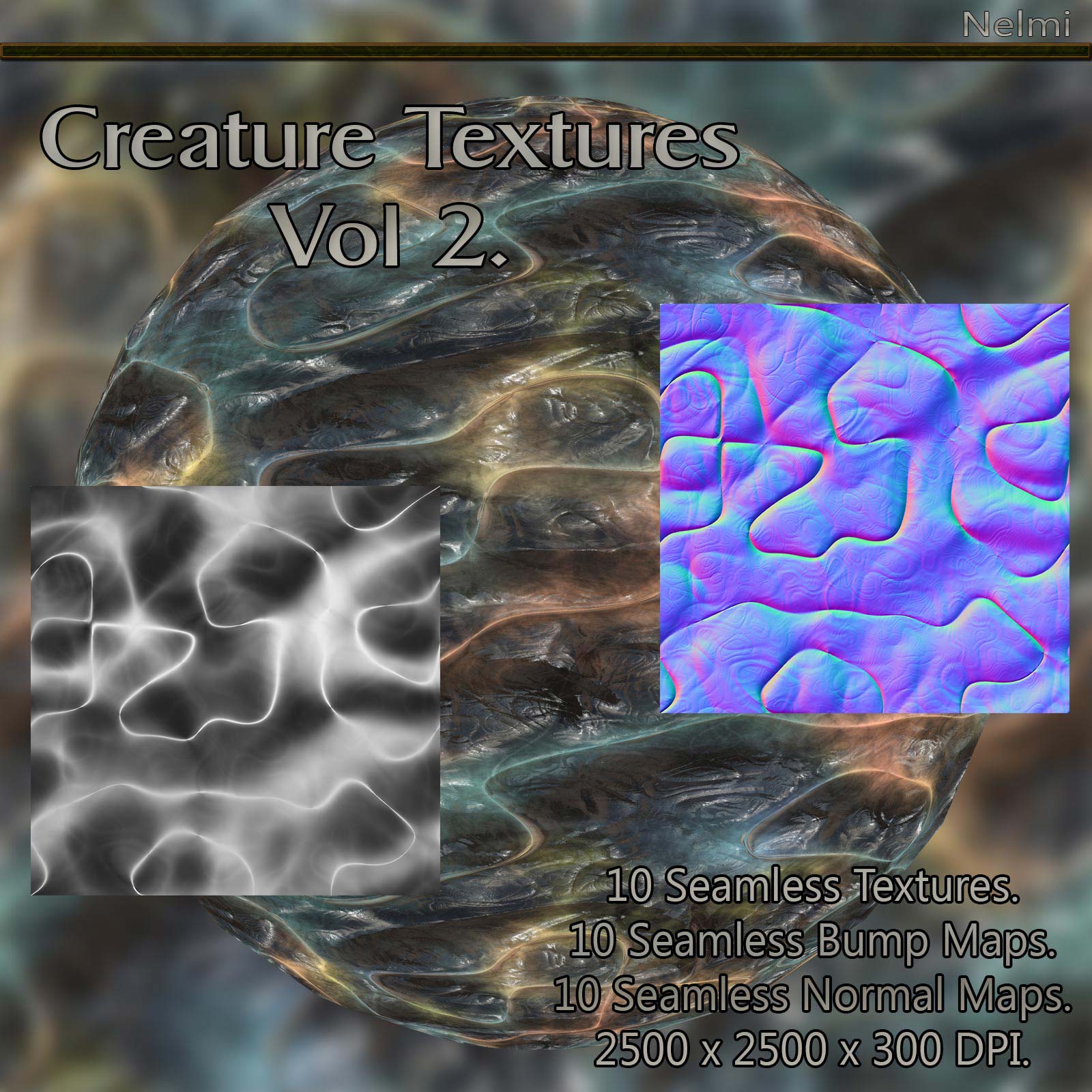 10 Seamless Creature Textures Vol. 2 by N/A