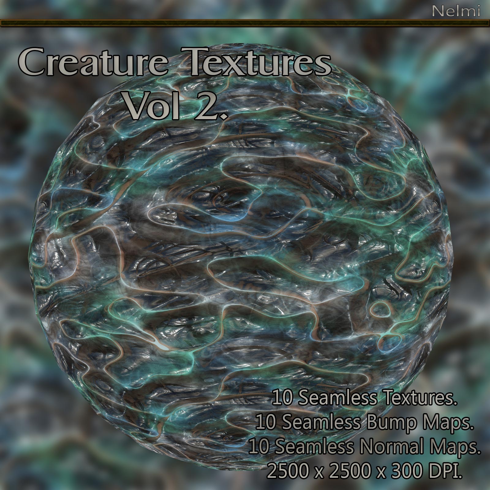 10 Seamless Creature Textures Vol. 2 by N/A