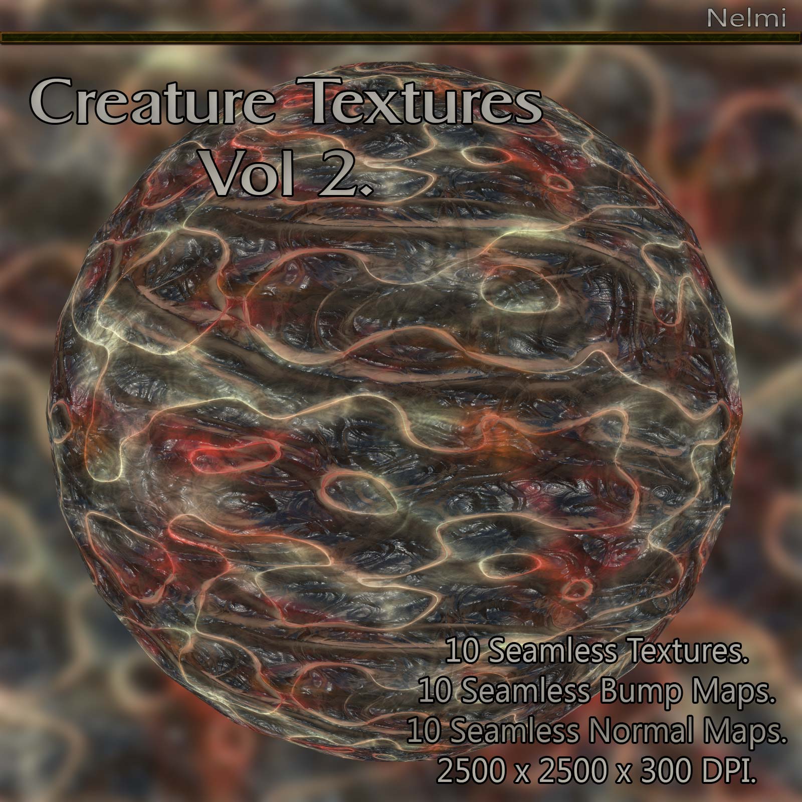 10 Seamless Creature Textures Vol. 2 by N/A